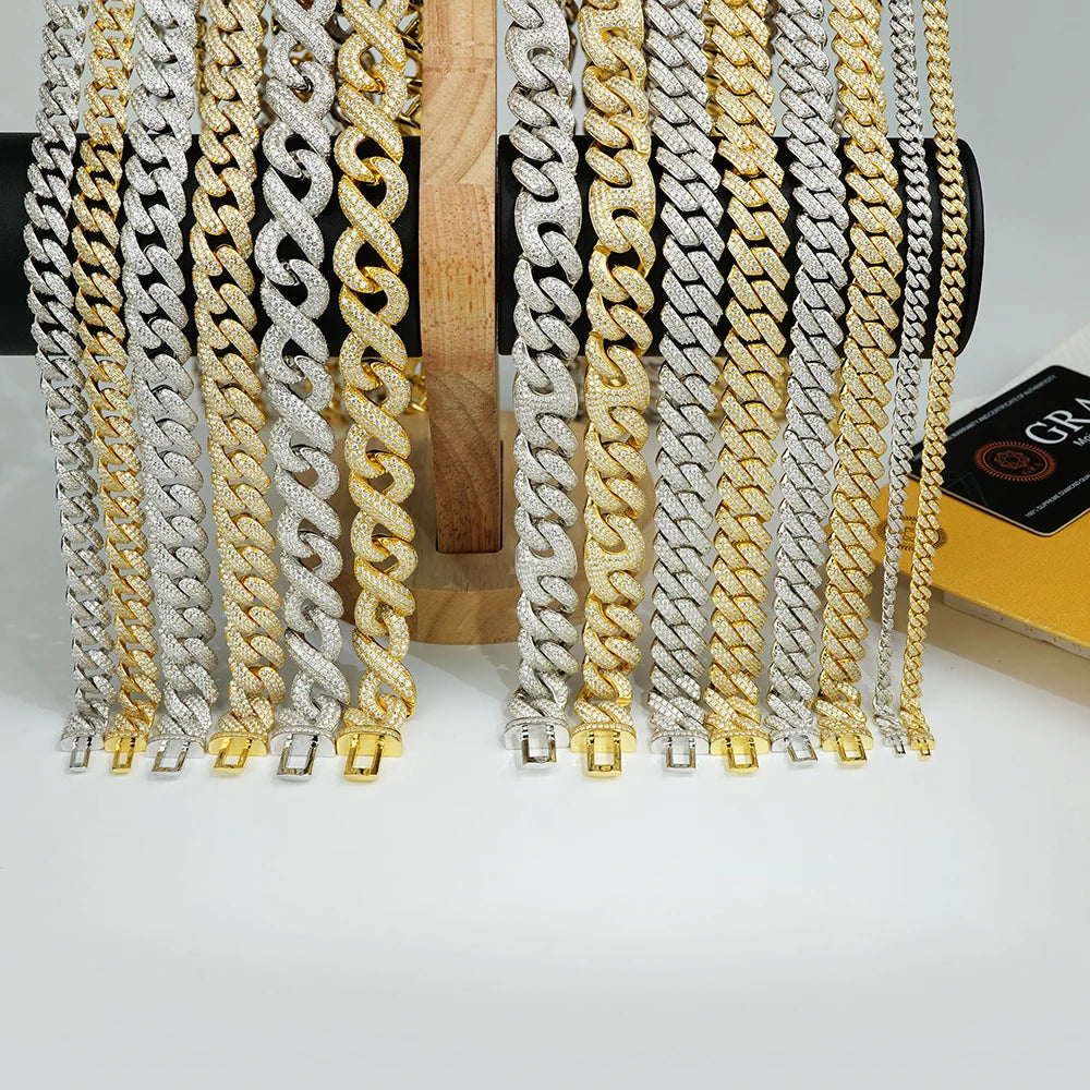 Moissanite Cuban Bracelet