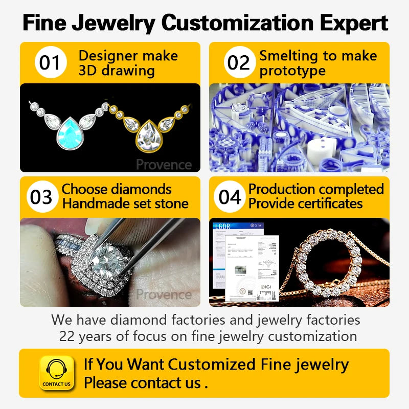 14KT Solid Gold IGI Certified D VS1 Cushion Cut Lab Grown Diamond Pendant Necklace