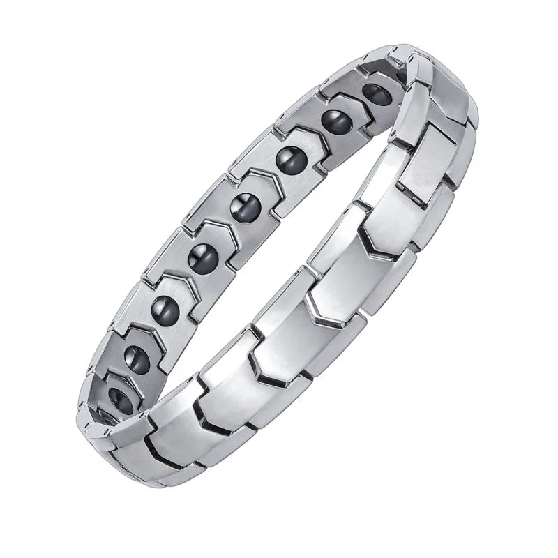 Luxury Strong Durable Magnetic Titanium Stainless Steel Bracelet