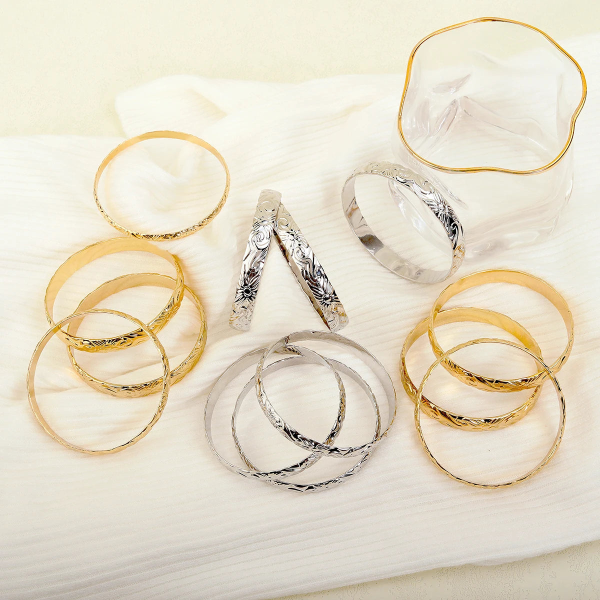 5MM 7MM 10MM Hot Sale Hawaii Gold Plated Copper Bracelet Hawaiian Bangle for Women Party