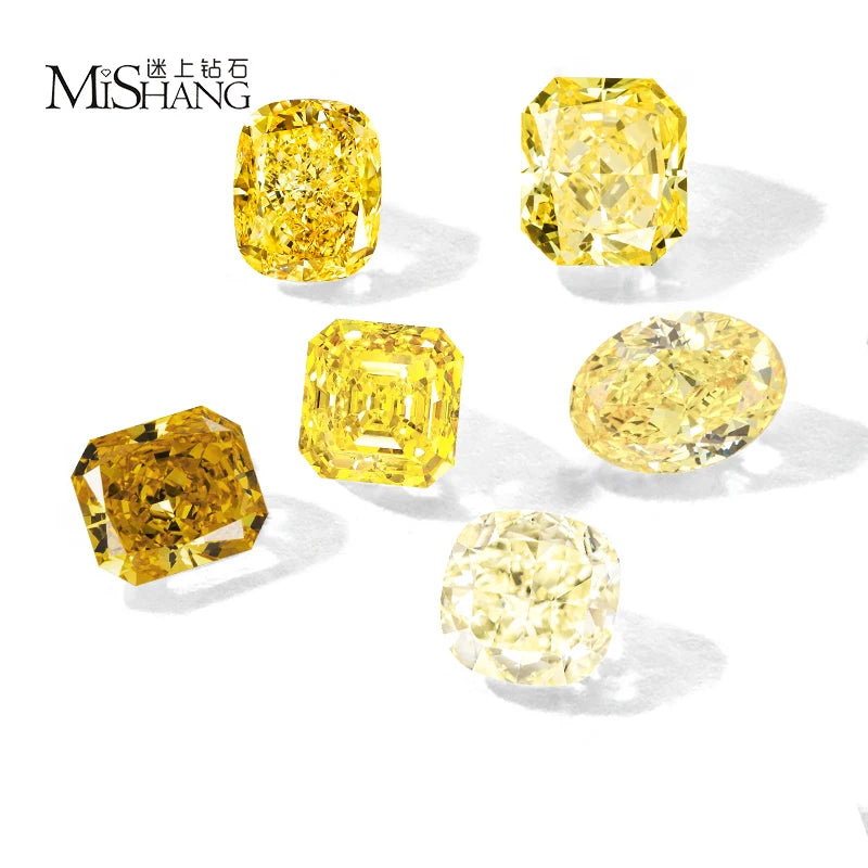 IGI Certified Fancy Vivid Yellow Color Lab Grown Diamond