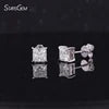 1 Carat DEF VS VVS IGI Certified 10KT 14KT 18KT White Gold Push Back Earrings