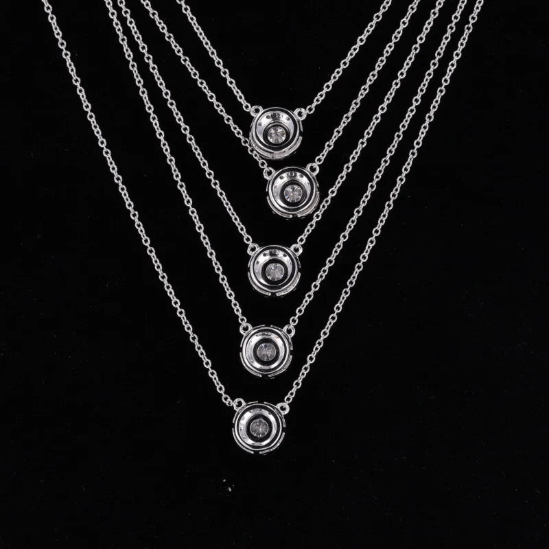 0.5 Carat D VS1 Round Brilliant Lab Grown Halo Diamond