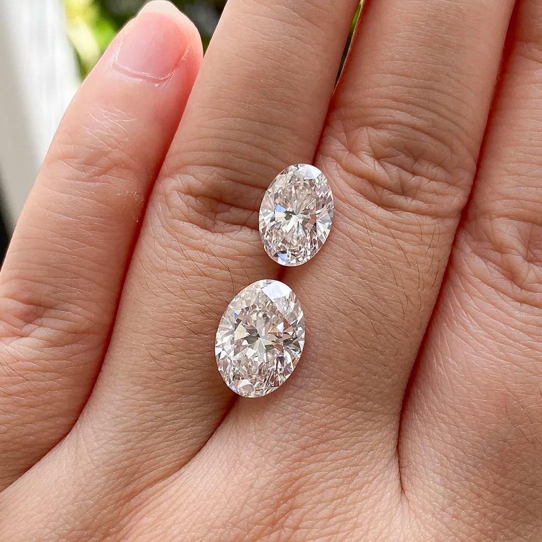 IGI Certified D Color 0.5-1.5 Carat Fancy Oval Cut VVS Lab Grown Diamond