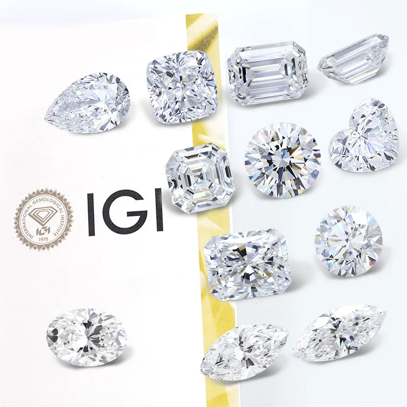 1 Carat VS VVS Radiant Cut Lab Grown Diamond IGI Certification