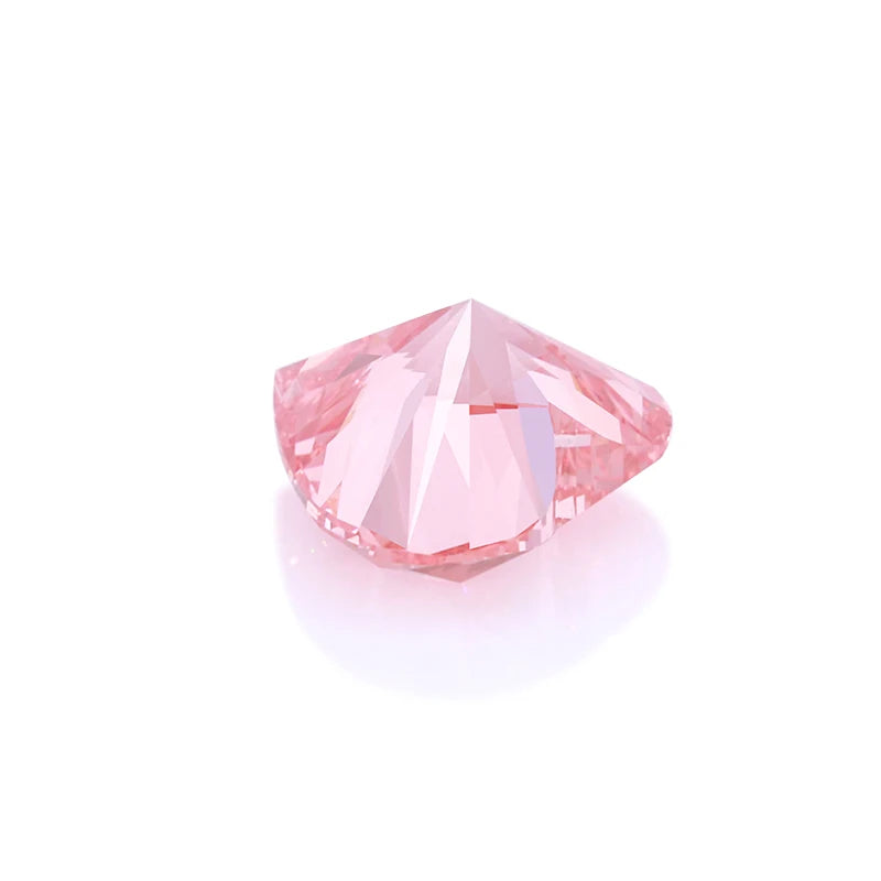 Fancy Shape 1.25ct Heart Cut Pink Loose Lab Diamond