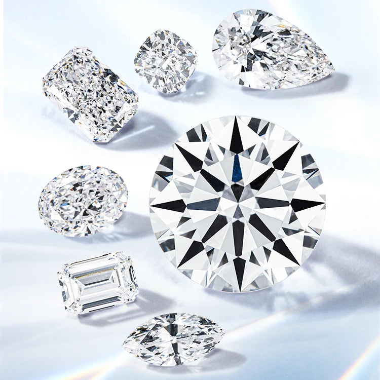 IGI Certificate 0.5ct 1ct 1.5ct 2ct 3ct 4ct 5ct 6ct 7ct Excellent Cut CVD Lab Diamond DEF Loose Lab Grown Diamonds