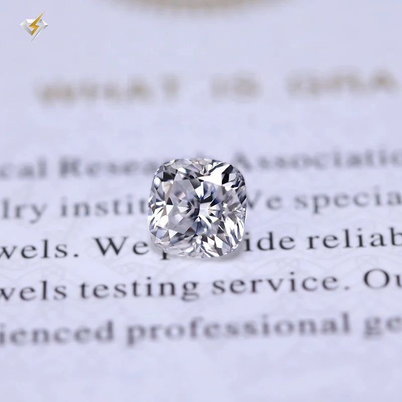 Cushion Cut GRA Certified Moissanite Loose Diamonds