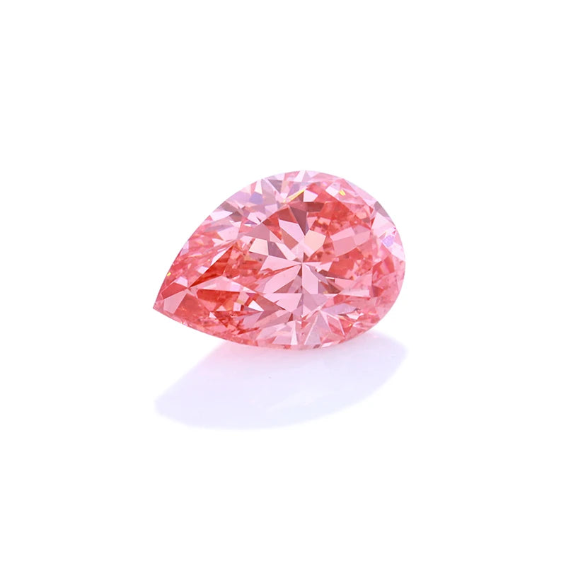 Fancy Shape 1.25ct Heart Cut Pink Loose Lab Diamond