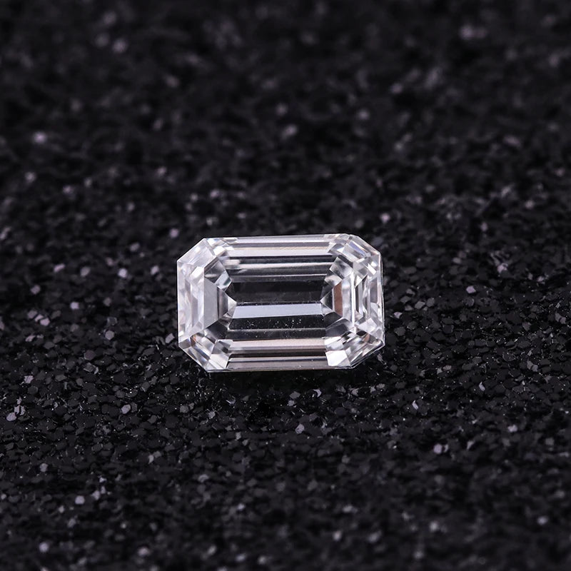 1 Carat IGI Certified Emerald Fancy Cut Lab Diamond