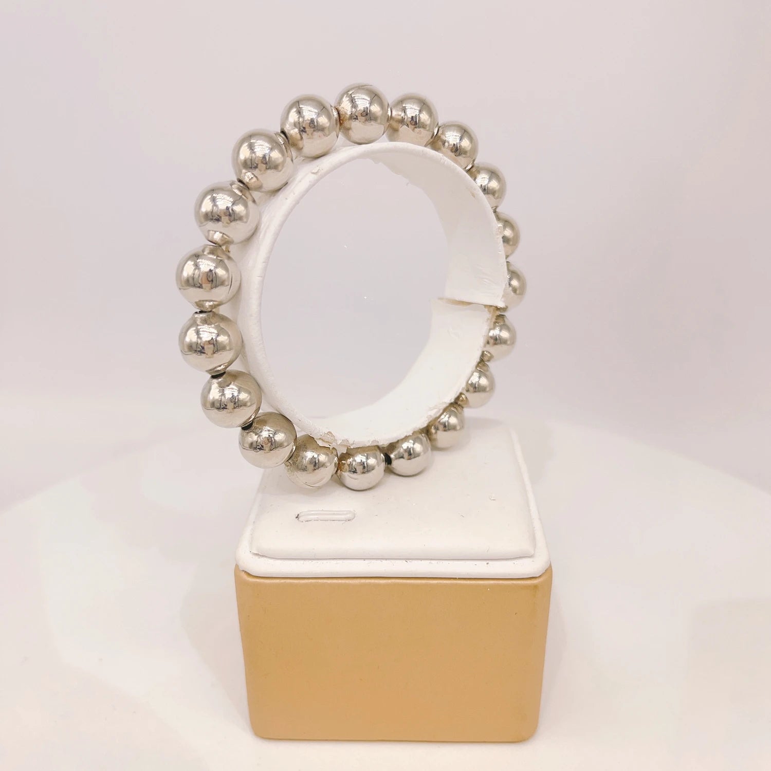 24KT Plated Gold Pearls Glossy Shine Bracelet
