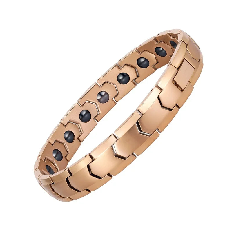 Luxury Strong Durable Magnetic Titanium Stainless Steel Bracelet