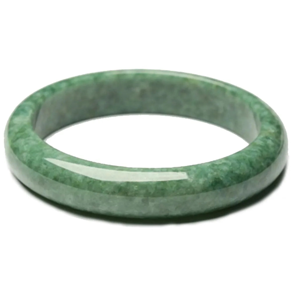 Chinese Natural Green Jadeite Jade Gem Bangle 60-62MM