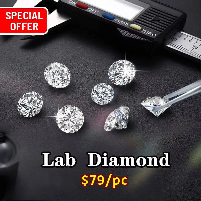 0.5- 3 Carat VVS- VS D Color Loose Lab Grown Diamond Stones