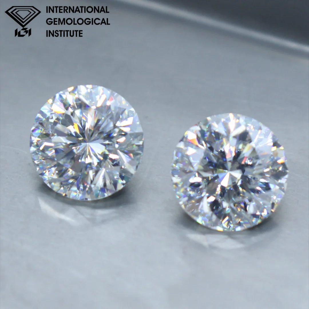 0.8mm-3mm Lab Small Round Cut DEF/VVS-VS Loose Lab Grown Diamond