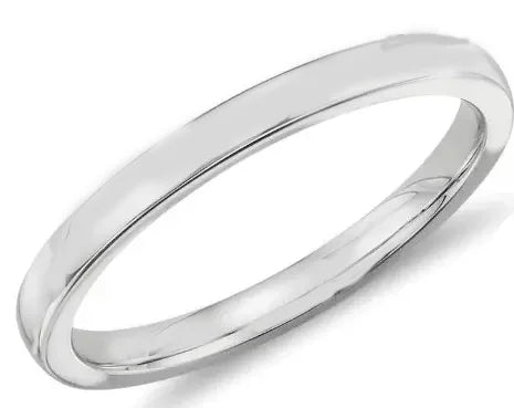 10KT Gold 14KT Cut Oval Loose Diamond Eternity Band 3x5MM DEF VVS VS