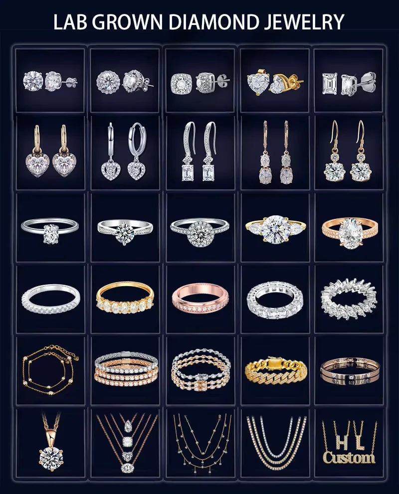 0.5- 3 Carat VVS- VS D Color Loose Lab Grown Diamond Stones