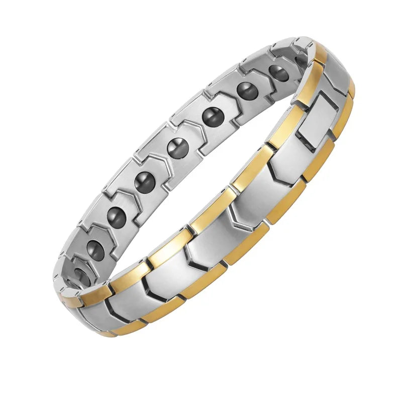 Luxury Strong Durable Magnetic Titanium Stainless Steel Bracelet