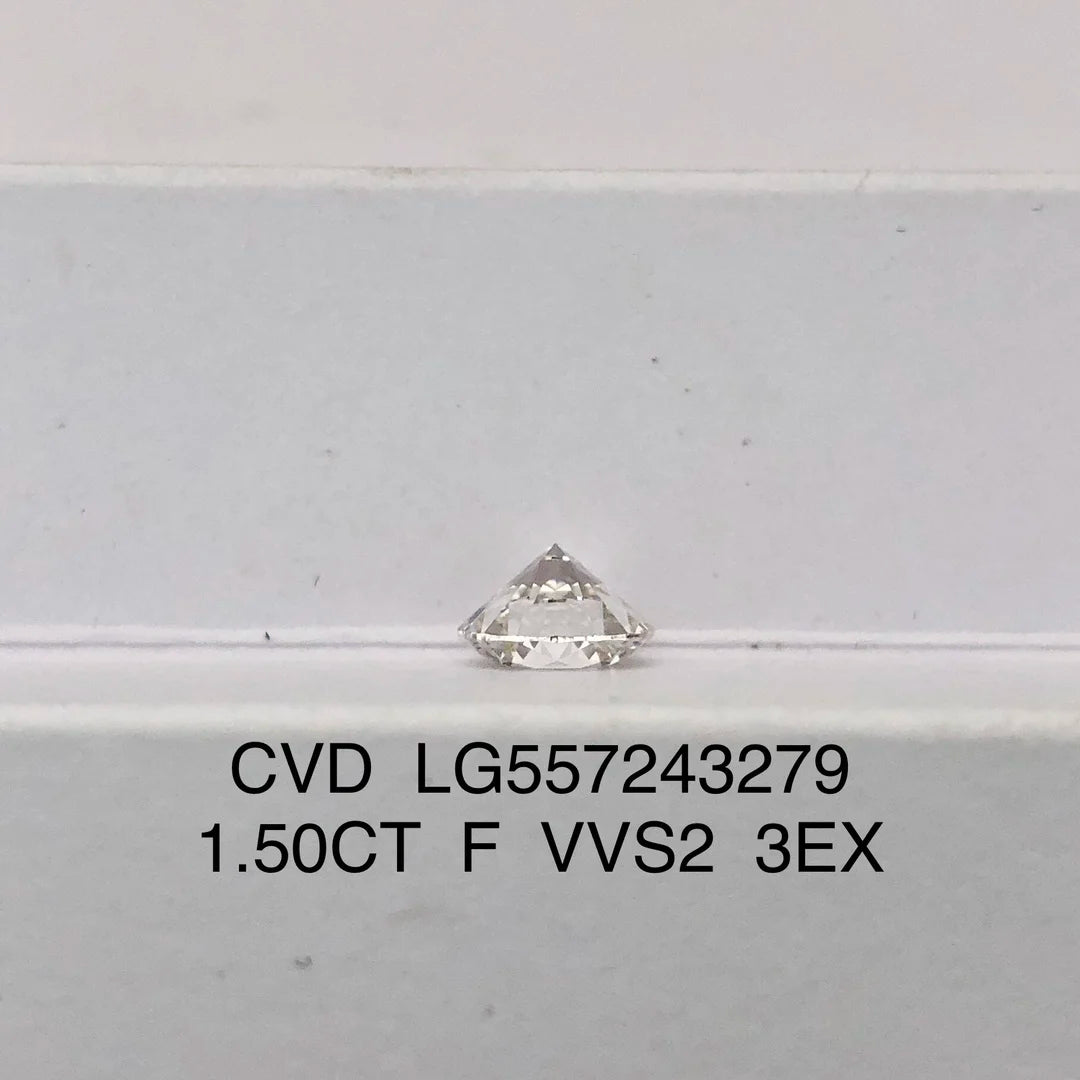 IGI Certified 1.50 Carat F VVS Lab Diamond RD Diamond