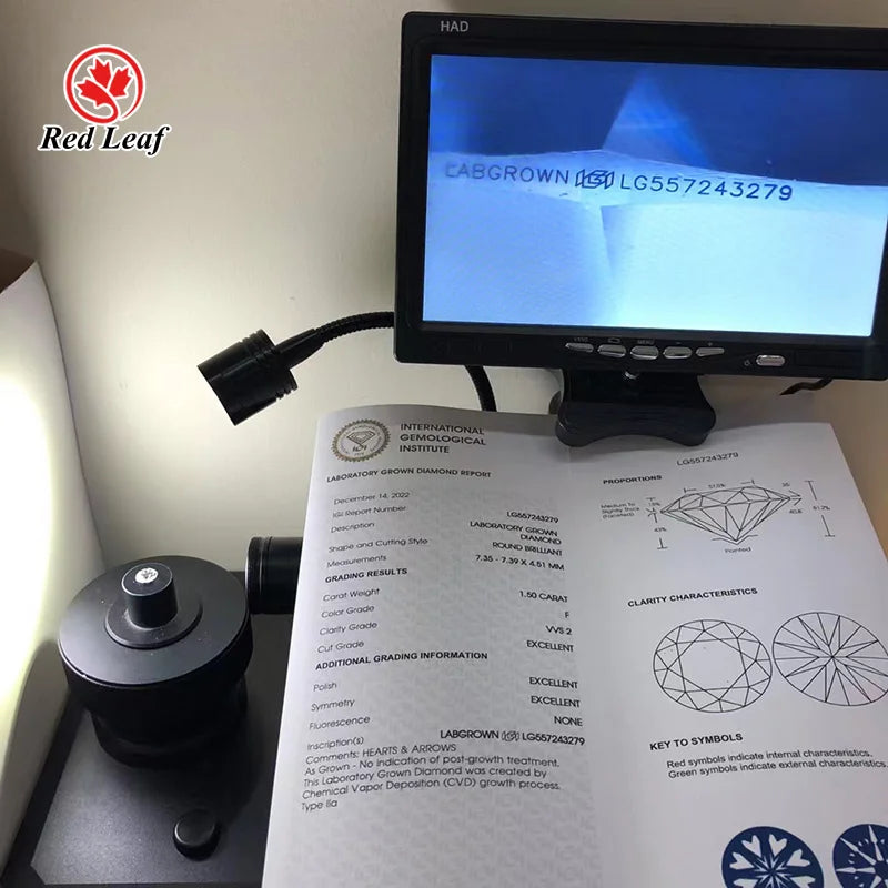 IGI Certified 0.5- 5 Carat VVS VS Clarity Lab Diamond Loose Diamond