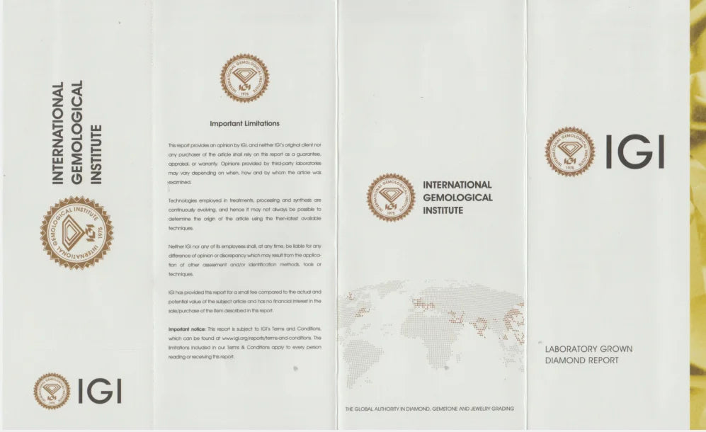 Fancy Color Diamond IGI Certificate 1-2 Carat Lab Diamond VVS2 VS1