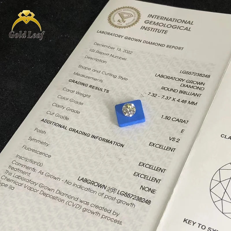 IGI Certified DEF Lab Grown Loose Diamond Lab Diamond