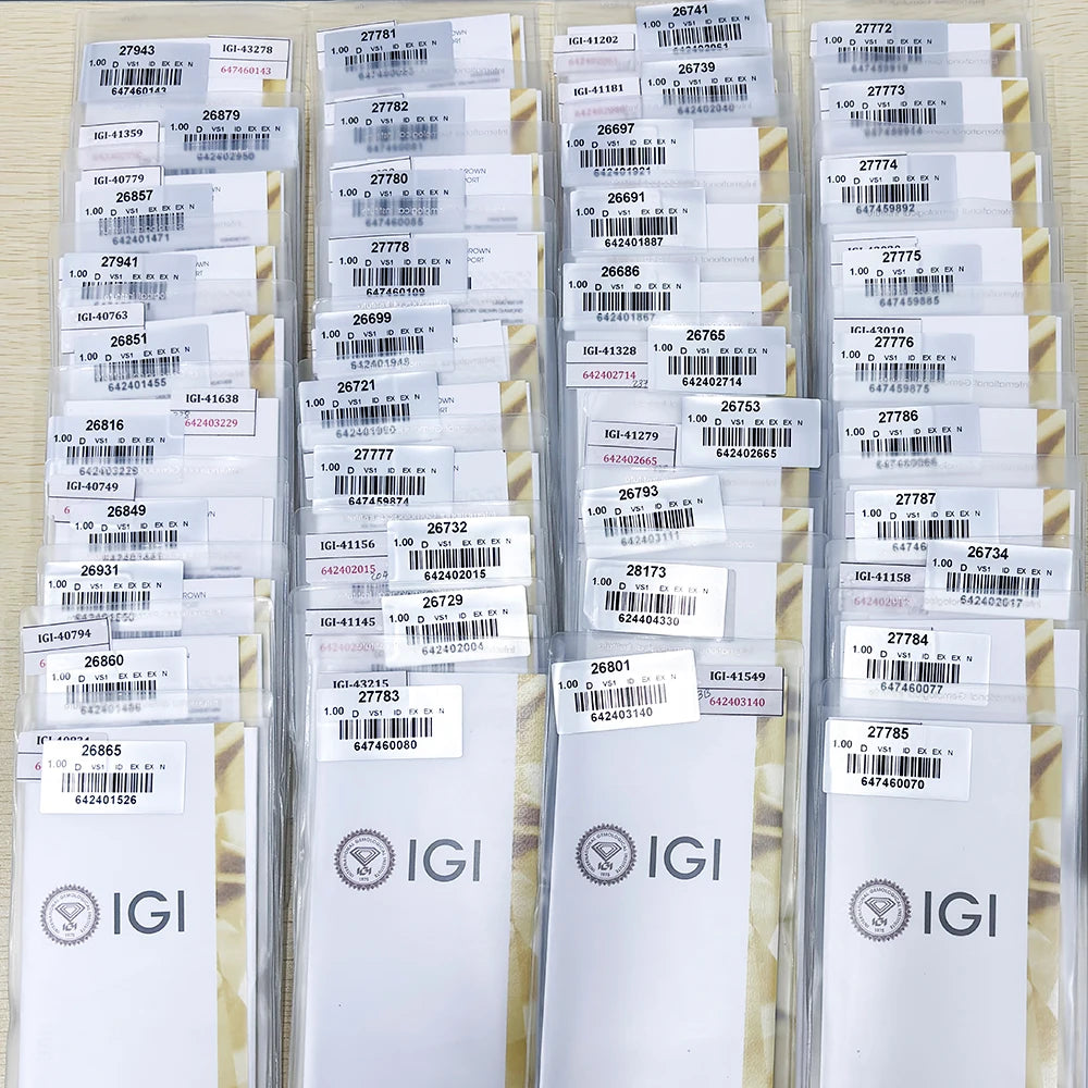 IGI Certificate 0.5ct 1ct 1.5ct 2ct 3ct 4ct 5ct 6ct 7ct Excellent Cut CVD Lab Diamond DEF Loose Lab Grown Diamonds