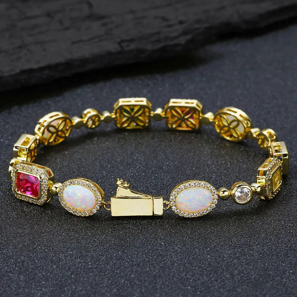 S925 Silver Moissanite Women High End Clavicle Chain Colorful Gemstone