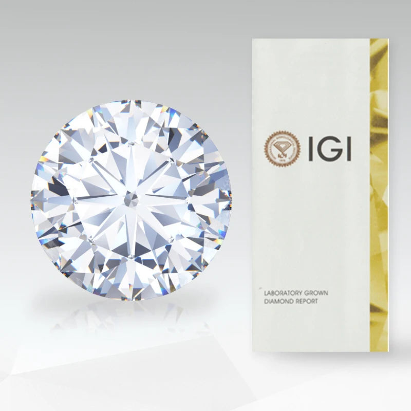 IGI Certified Diamonds 0.9- 1 Carat IGI Certified F Color