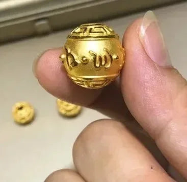 24KT Pure Gold Beads 999 6mm-12mm