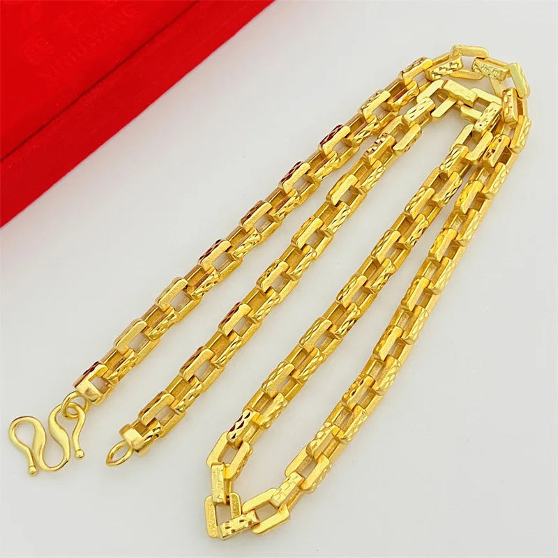 24KT 9999 Pure Copper Mix 81 Grams Men's Necklace