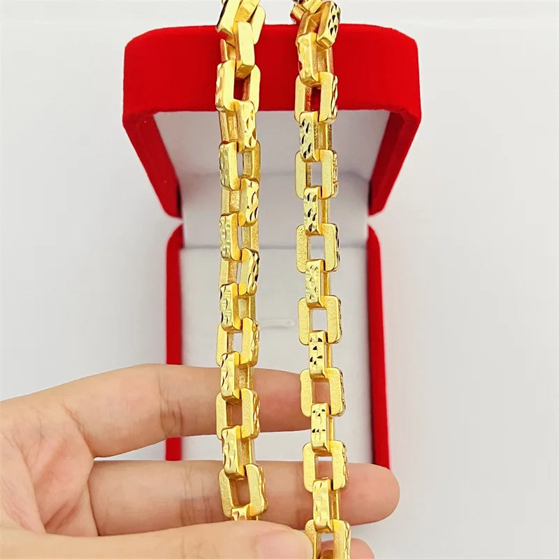 24KT 9999 Pure Copper Mix 81 Grams Men's Necklace